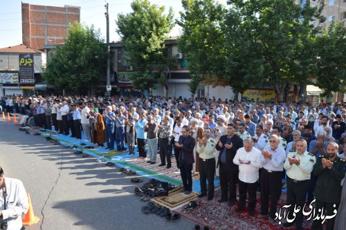 اقامه نماز باشکوه عیدسعید فطر در شهرستان علی آبادکتول