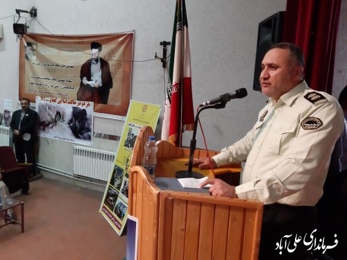 برگزاری همایش بزرگ مبارزه با مواد مخدر در شهرستان علی آبادکتول