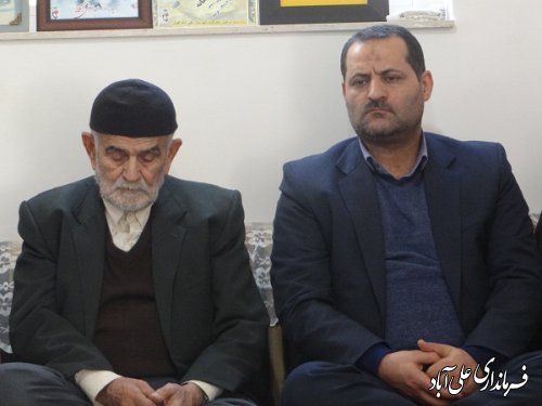 دیدار با خانواده معظم شهدای انقلاب اسلامی شهرستان علی آبادکتول 