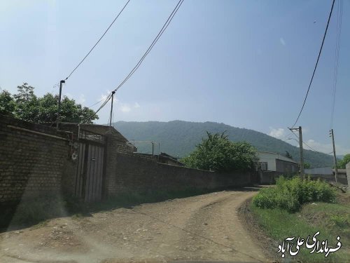 بازدید میدانی فرماندار علی آباد کتول از روستای برفتان