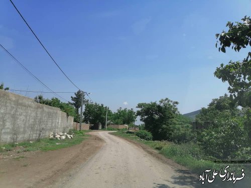 بازدید میدانی فرماندار علی آباد کتول از روستای برفتان