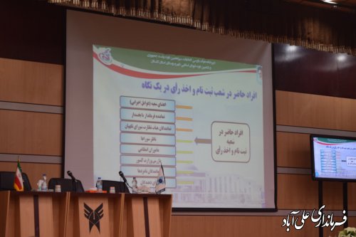 همایش آموزشی بازرسان و سربازرسان ستاد انتخابات شهرستان علی آبادکتول برگزار شد ؛