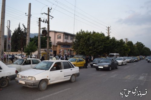 تحویل صندوق و اقلام بهداشتی به نمایندگان فرماندار شعب اخذ رای 