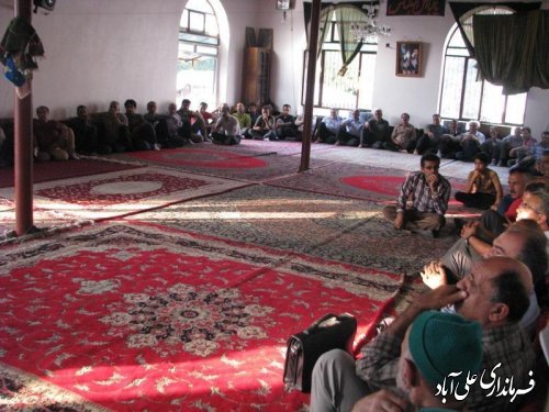 دیدار چهره به چهره فرماندار با مردم روستای بالاچلی(گزارش تصویری)