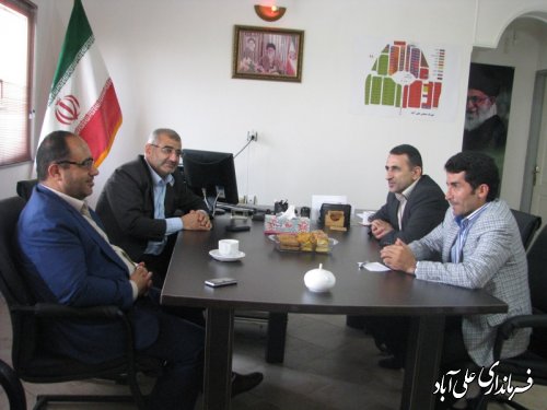بازدیدفرماندارازشهرک صنعتی علی آبادکتول(گزارش تصویری)