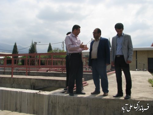 بازدیدفرماندارازشهرک صنعتی علی آبادکتول(گزارش تصویری)