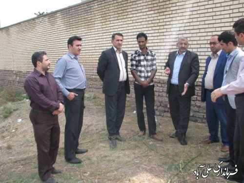 بازدیدفرماندارازشهرک صنعتی علی آبادکتول(گزارش تصویری)