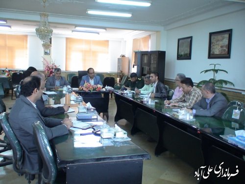جلسه کمیسیون کارگری شهرستان علی آباد کتول برگزار شد
