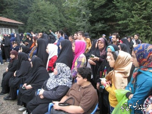 همایش پیاده روی بزرگ خانوادگی در علی آبادکتول برگزار شد