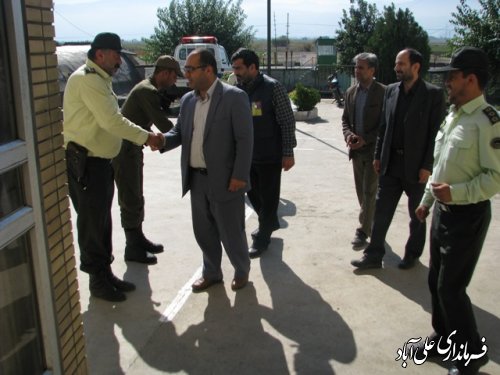 بازدید فرماندارازپاسگاه انتظامی قره بلاغ