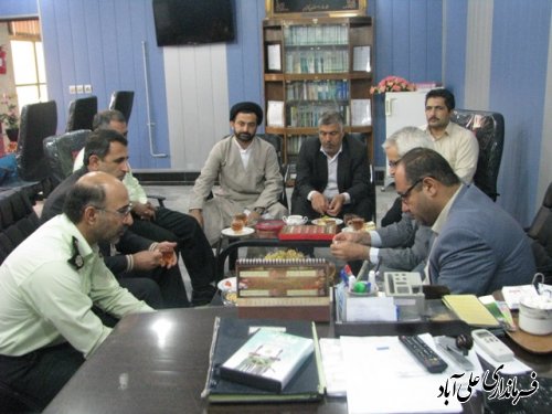 بازدید فرماندار علی آباد کتول از کلانتریهای شهرستان 