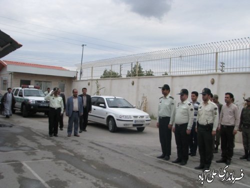 بازدید فرماندار علی آباد کتول از کلانتریهای شهرستان 