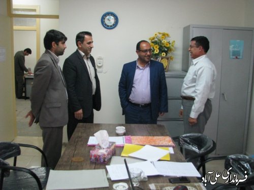 سرکشی فرماندارعلی آباد کتول از بخشداری مرکزی 