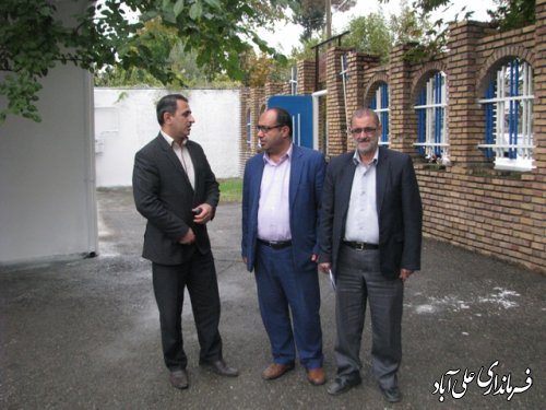 سرکشی فرماندارعلی آباد کتول از بخشداری مرکزی 