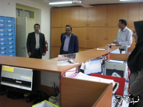 سرکشی فرماندارعلی آباد کتول از بخشداری مرکزی 