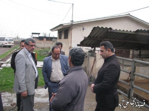 بازدید فرماندارعلی آباد کتول از هنرستان كشاورزی امام خمینی (ره) 