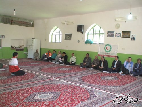 مانور عملیاتی امداد ونجات بارویکرد زلزله ورانش زمین در مناطق روستایی