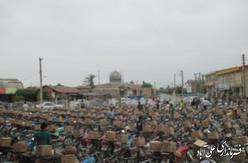 اولین گردهمایی بهبود فرهنگ عبور و مرور موتور سیکلت شهر مزرعه کتول