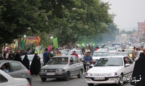 برگزاري جشن باشكوه نيمه شعبان در شهرستان علی آباد کتول