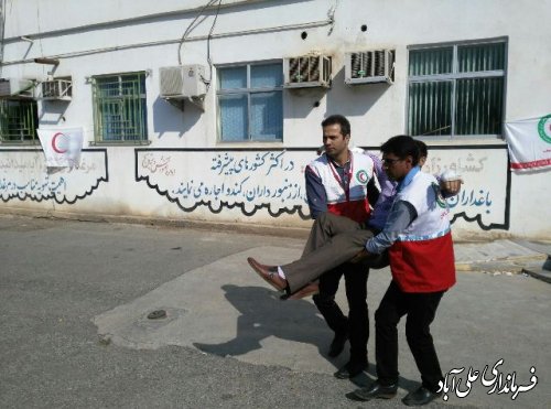 مانور پناهگیری ، اطفاء حريق و آمادگي در برابر زلزله برگزار شد 