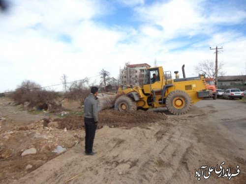 مراسم آغازبازگشایی راه فرعی در دهنه محمدآباد کتول