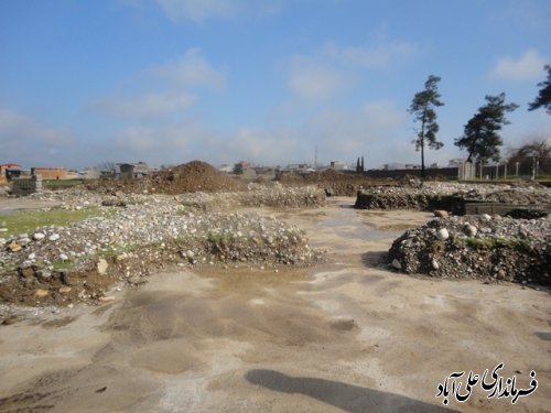 کلنگ ساخت مصلای نماز جمعه فاضل آباد بر زمین زده شد