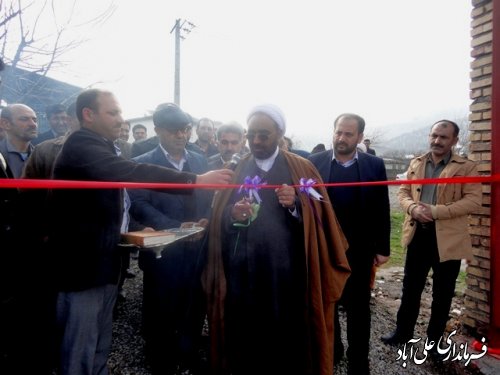 بهره برداری از مجتمع ورزشی شهدای روستای محمد آباد باحضور فرماندارعلی آباد کتول