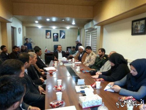 جلسه هماهنگی هفته بسیج در بخش کمالان برگزار شد