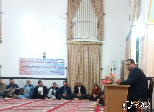دیدار فرماندار ومسئولین شهرستان با مردم روستای اودک دوجی
