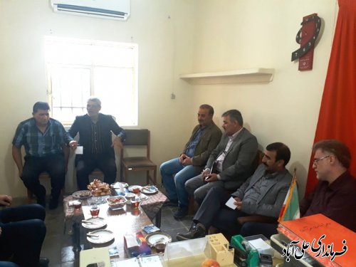  بازدید فرماندار از کانون بازنشستگان علی آباد کتول