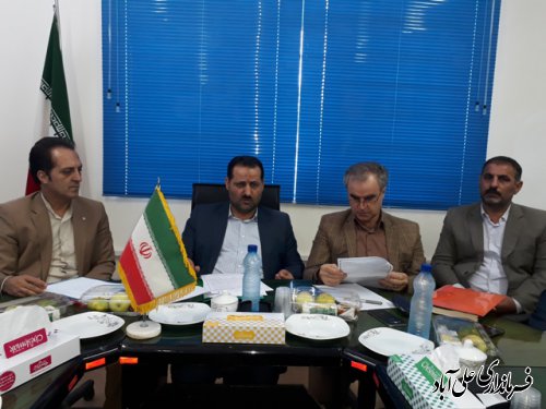  جلسه كميسيون كارگري شهرستان علی آباد کتول برگزار شد