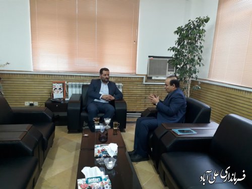 دیدار رئیس اداره برق با فرماندار علی آباد کتول
