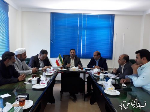 جلسه ی انتخاب اعضای هیات رئیسه ی شورای شهرستان علی آباد کتول برگزارشد