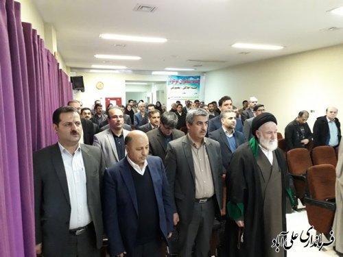 مراسم متمرکز کلنگزنی احداث اورژانس در شهرستان علی آباد کتول