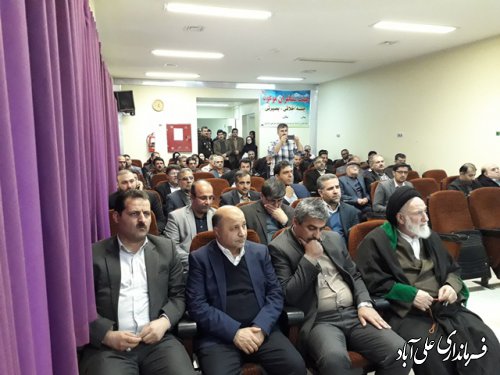 مراسم متمرکز کلنگزنی احداث اورژانس در شهرستان علی آباد کتول