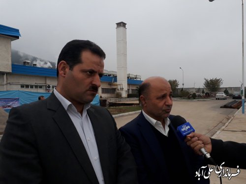 مراسم متمرکز کلنگزنی احداث اورژانس در شهرستان علی آباد کتول