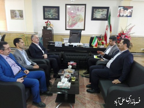 دیدار رئیس سازمان مدیریت استان گلستان با فرماندار شهرستان علی آبادکتول
