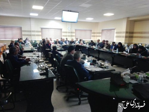 برگزاری اولین جلسه کارگروه سلامت و امنیت غذایی شهرستان علی آبادکتول