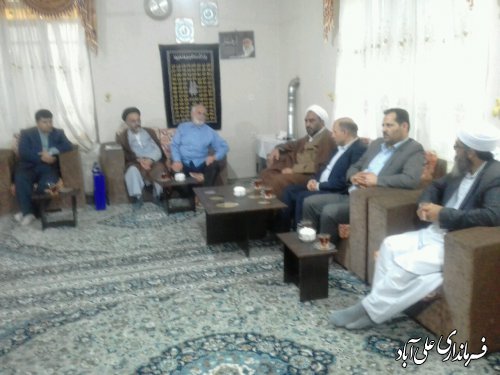 دیدار فرماندار با خانواده شهیدان علی اکبر و عزت الله کیخا