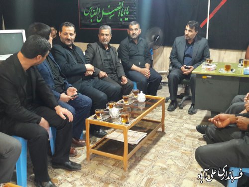 حضور هدایتی فرماندار در موکب قمر بنی هاشم علیه السلام