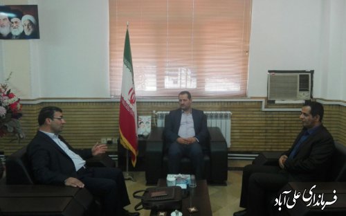 معارفه سرپرست اداره صنعت، معدن و تجارت شهرستان علی آبادکتول