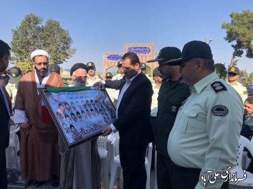 برگزاری آئین غباررویی و عطرافشانی گلزار شهدای شهرستان علی آبادکتول