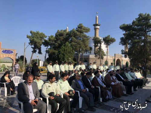برگزاری آئین غباررویی و عطرافشانی گلزار شهدای شهرستان علی آبادکتول