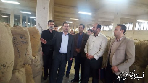 بازدید فرماندار از شرکت دخانیات شهرستان علی آبادکتول
