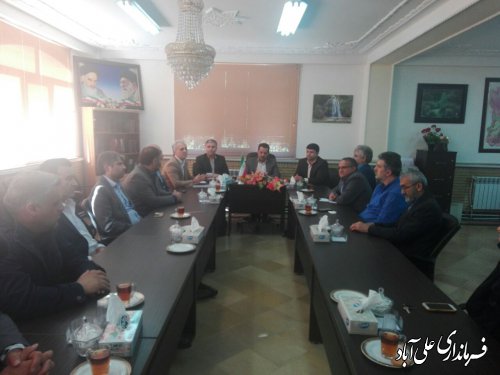 معارفه سرپرست معاونت سیاسی، امنیتی و اجتماعی فرمانداری شهرستان علی آبادکتول