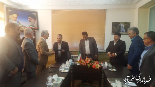 معارفه سرپرست معاونت سیاسی، امنیتی و اجتماعی فرمانداری شهرستان علی آبادکتول