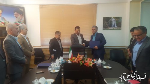 معارفه سرپرست معاونت سیاسی، امنیتی و اجتماعی فرمانداری شهرستان علی آبادکتول