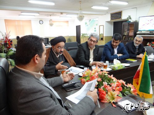 برگزاری ششمین جلسه شورای نظارت بر نام گذاری اماکن، معابر، میادین و موسسات عمومی شهرستان علی آبادکتول