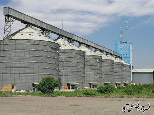 بازدید فرماندار از انبارهای ذخیره سازی گندم و محصولات کشاورزی شهرستان علی آبادکتول