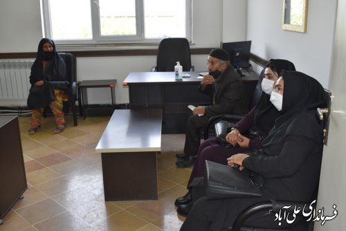 ملاقات مردمی فرماندار علی آبادکتول با شهروندان صبح امروز برگزار شد